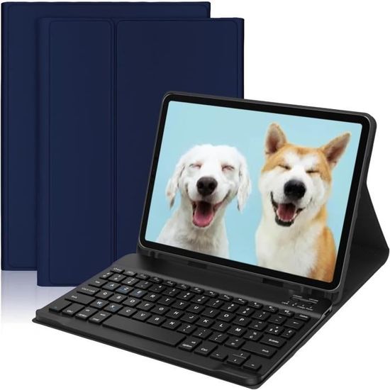 Étui avec clavier pour iPad Air 11 2024 M2 iPad Pro 11 4ème/3ème/2ème/1ère génération iPad Air 5ème et 4ème génération 10,9, Rose - Informatique