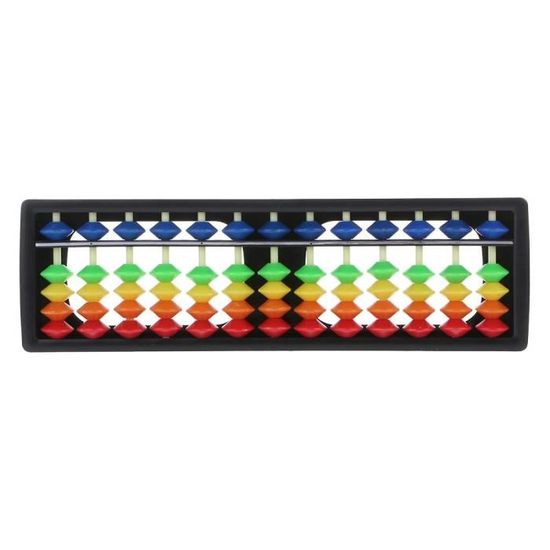 Boulier Soroban En Bois 17 Colonnes - Calculatrice Traditionnelle Pour Apprendre Les Maths - 2