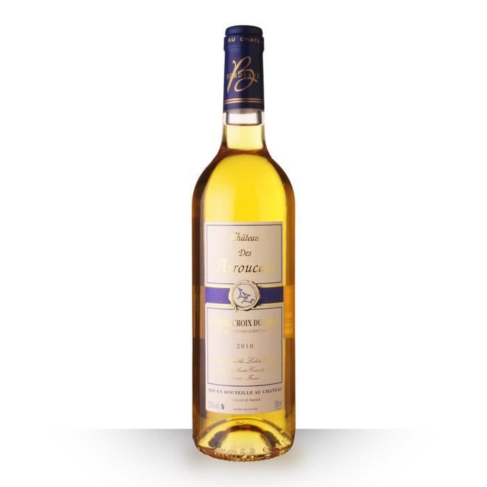 Château des Arroucats 2010 Blanc 75cl AOC Sainte-Croix-du-Mont - Vin Blanc