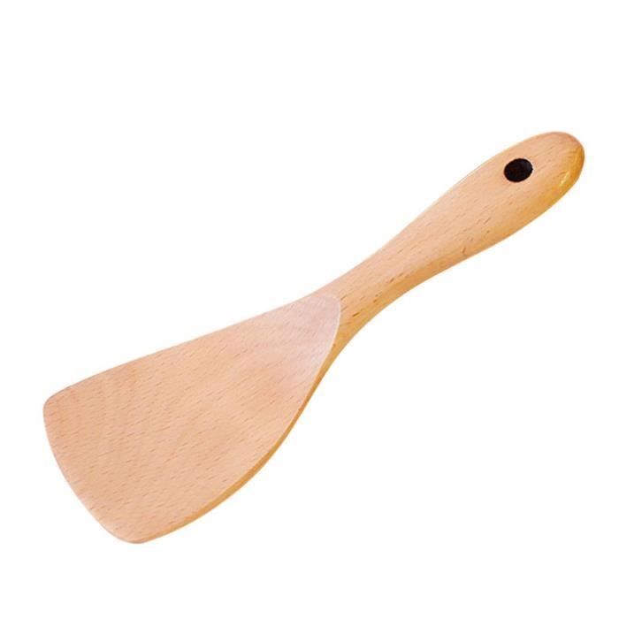 1pc cuillère à riz naturel fournitures de cuisine à palette pour Restaurant TABLE SPOON