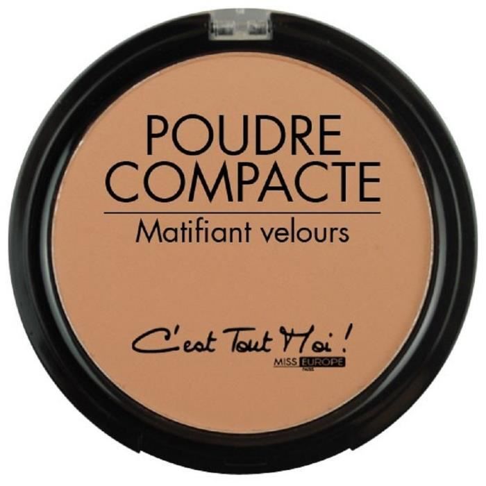 poudre compacte couleur clair miss Europe MISS MISS