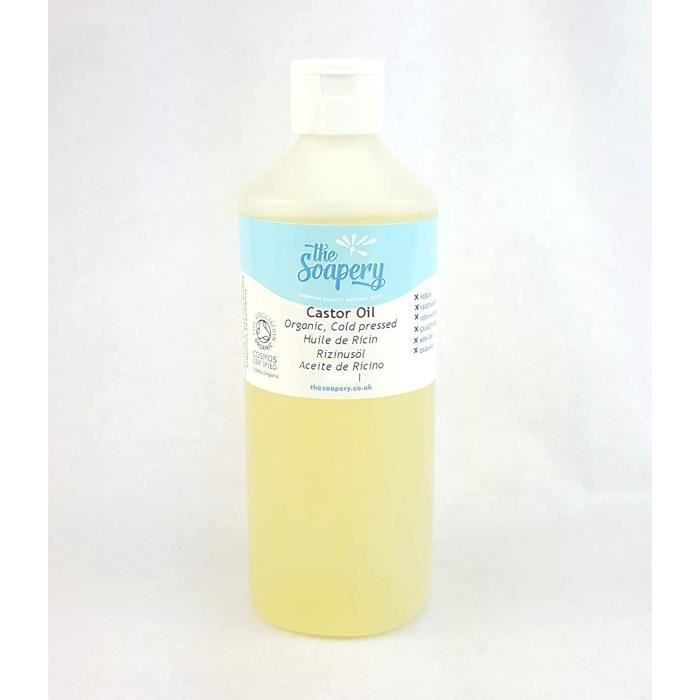 The Soapery Huile de ricin bio pressée à froid 1000 ml