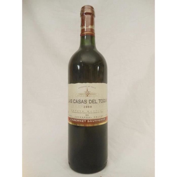 estate bottled las casas del toqui rouge 2000 - chili