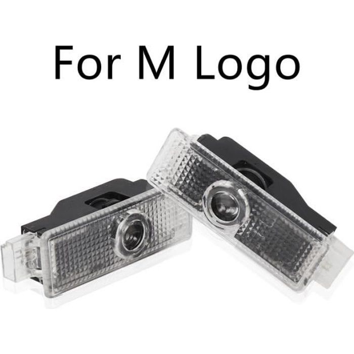 couleur m 2x Voiture Porte Bienvenue Projecteur LED Laser LUMIÈRE DE PORTE POUR BMW E90 E60 E93 F21 F31 F31 F