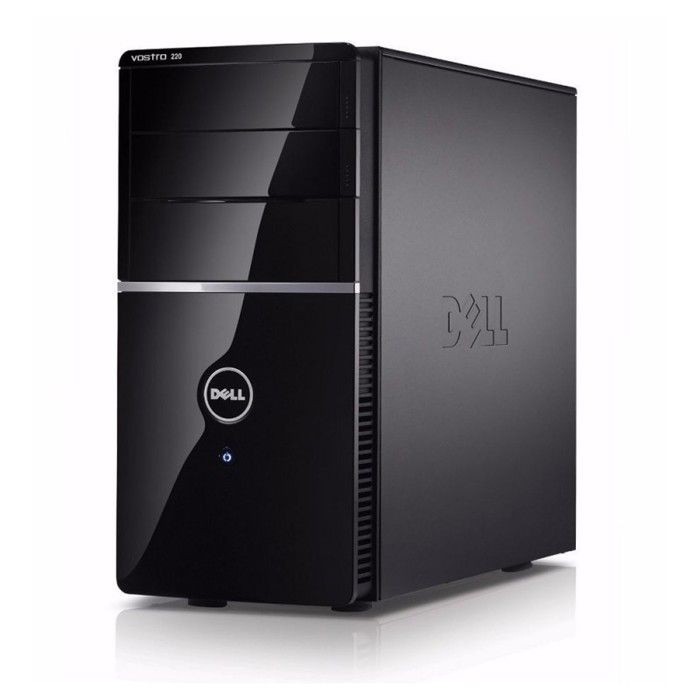 Dell Vostro 220 - Windows 7 - 1.9Ghz 2Go 320Go - port Serie - Pc Tour Bureautique Ordinateur Noir
