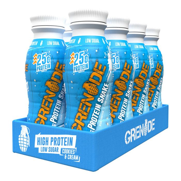 Boissons protéinées Carb Killa Shake - Cookies & Cream Pack de 8