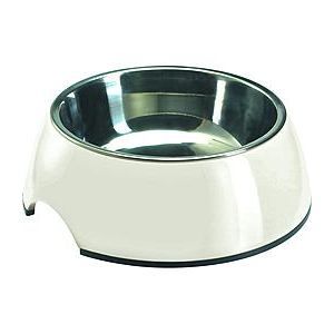 Écuelle Chien-Chat, Mélaminé, Blanc, 160 ml