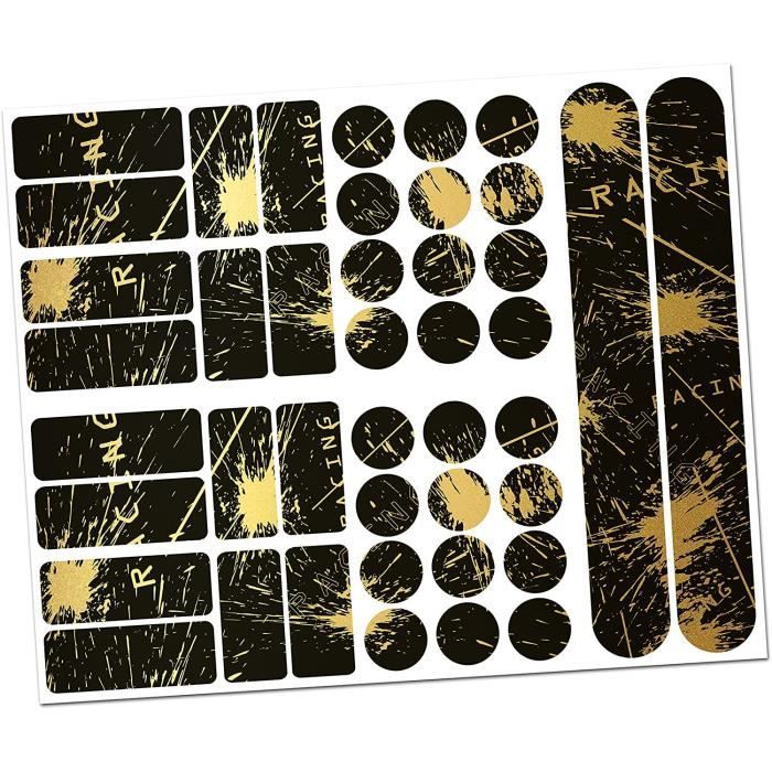 Cadre Pour Velo - Limics24 - Folia Film Protection Autocollant Vélo 34 Pièces Chaîne Vtt Bmx