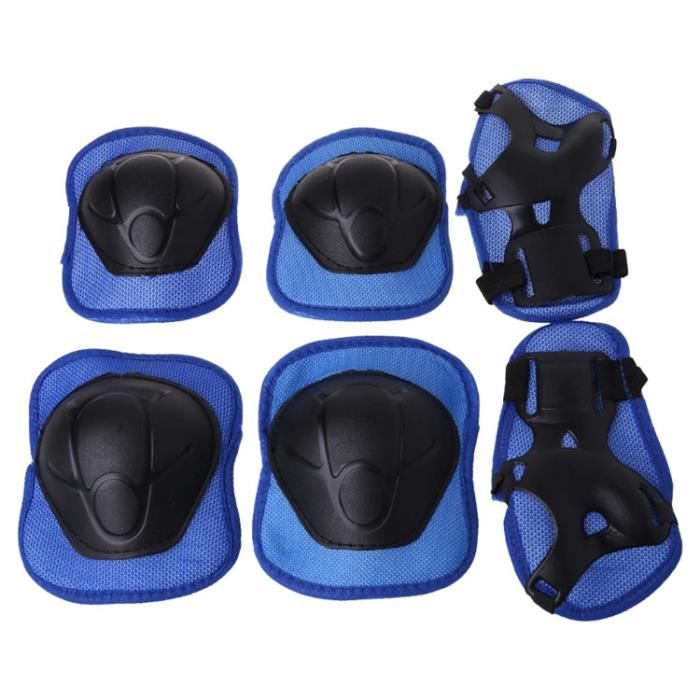 PROTEGE-CHEVILLES - CHEVILLERE,Enfants genouillères cyclisme patinage protection extérieure coude garde Scooter enfants - Type Bleu