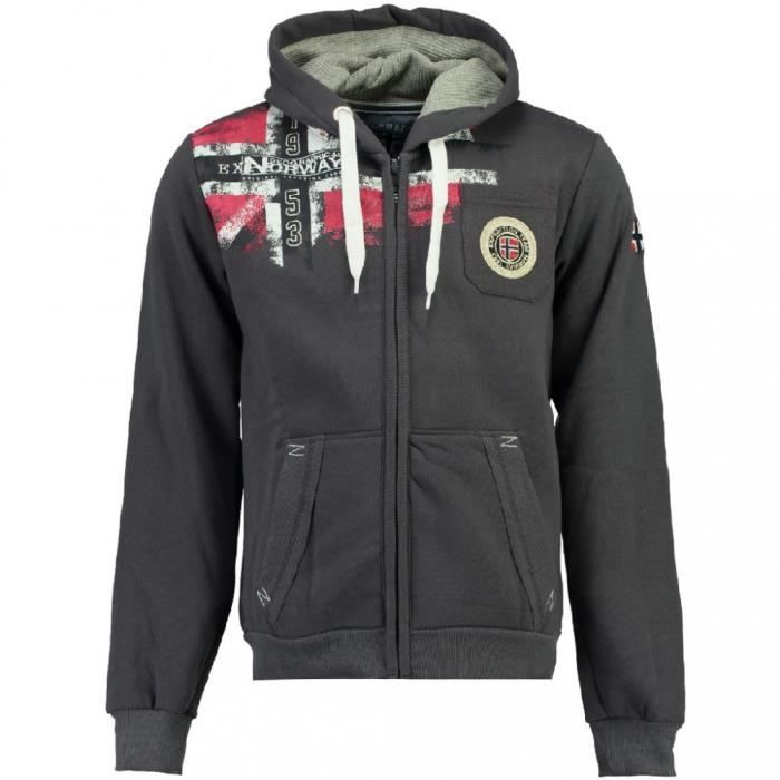 GEOGRAPHICAL NORWAY Sweat FESPOTE Gris - Homme