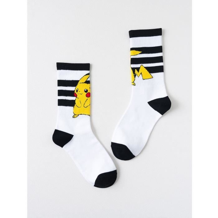 Chaussettes POKEMON PIKACHU Blanche 36-44