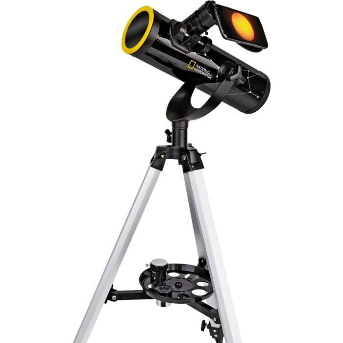 National Geographic télescope Newton 76/350 noir/gris