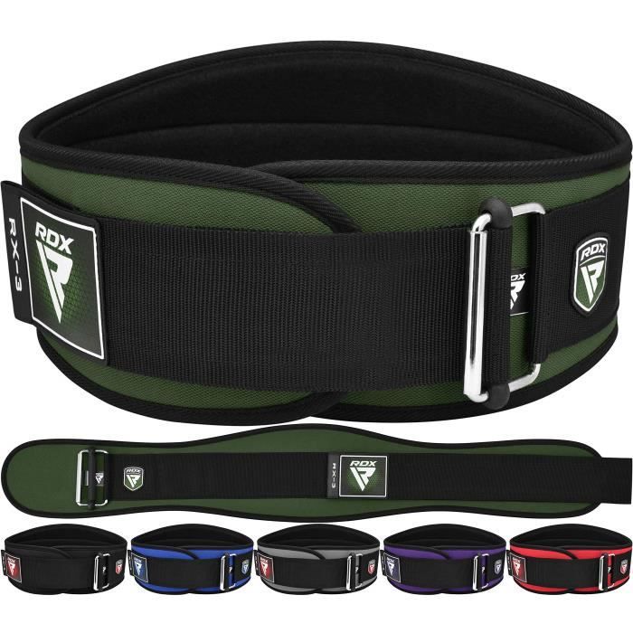 RRDX Ceinture de Musculation Powerlifting Fitness, Weight Lifting Belt for Gym, D'entraînement Lombaire Belt pour Deadlifts