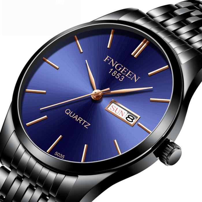 RMEGA Coffret Cadeau Montre Homme, Montre Chic, Montre pour Homme