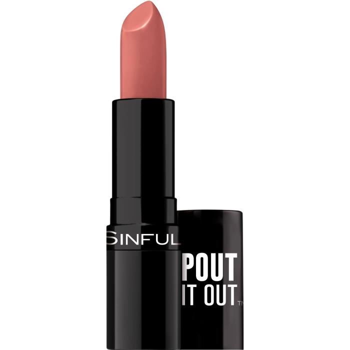 SINFUL Rouge à lèvres Stick Pout It Out n°011 Sensual Suede - 4,2 g