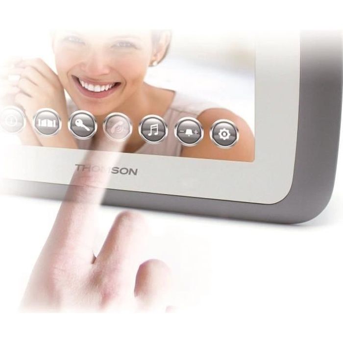 THOMSON Interphone vidéo écran tactile couleur 7-