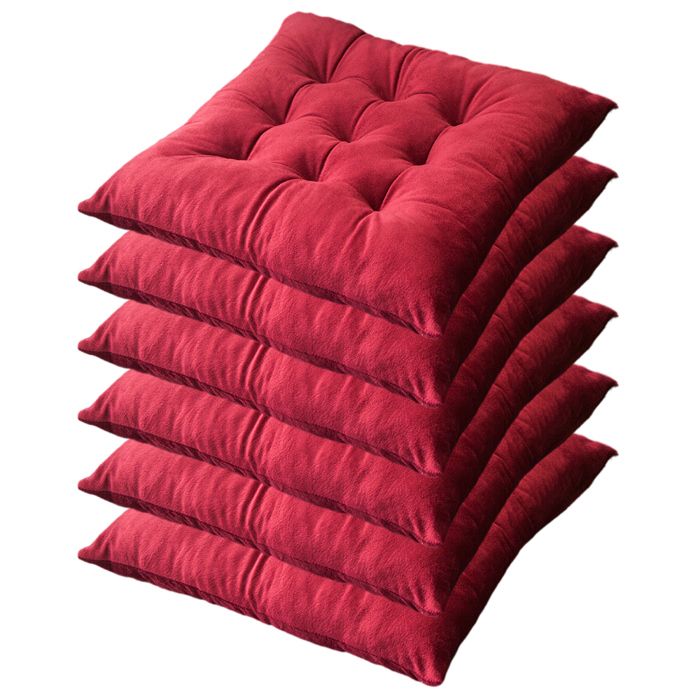 Coussins Chaise avec Rubans Aura 40 x 40 x 4,5 cm Coussin assise