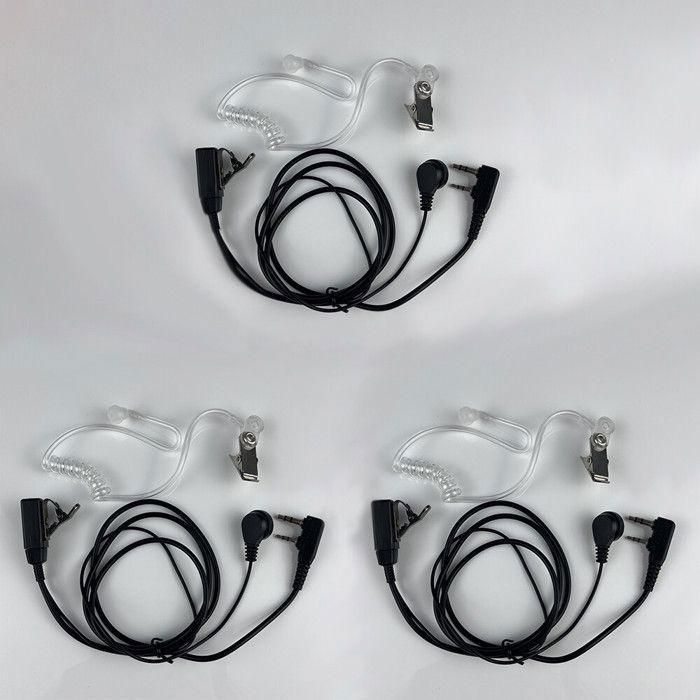 Oreillette De Surveillance Avec Tube Acoustique Et Bouton PTT - Compatible Kenwood, Baofeng, TYT - Tête K - 4