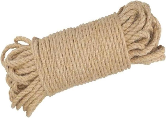 Corde de Jute Vintage Corde de chanvre Naturel 20 M - 6mm