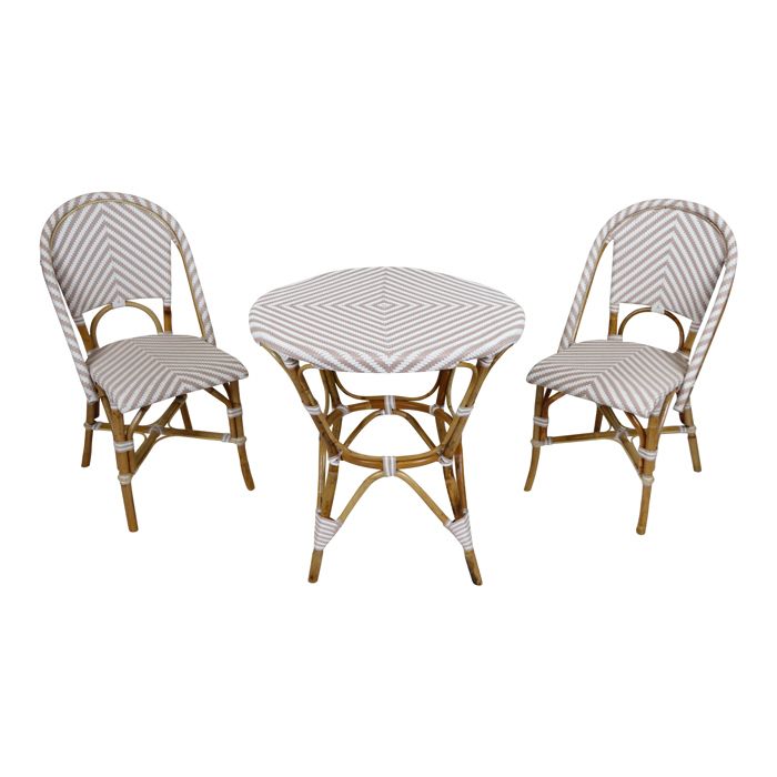 AXI Jacqueline Table et Chaise Bistrot Rose Sombre/Blanc 2 Chaises 1 Table Ensemble Bistro Extérieur Table de bistro avec 2 AXI Jacqueline Table et Chaise Bistrot Rose Sombre/Blanc 2 Chaises 1 Table Ensemble Bistro Extérieur Table de bistro avec 2
