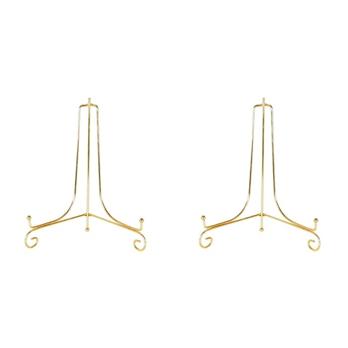 OVNSHVN Présentoir Doré Élégant 12 Cm – Support Multifonction Pour Photos, Livres, Assiettes, Cadres Et Décoration Intérieure Chic
