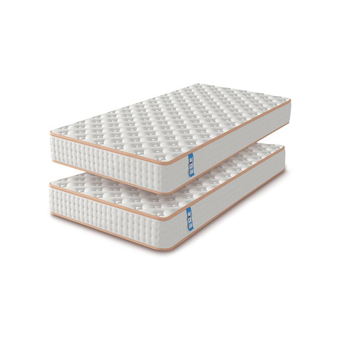 Lot de 2 Matelas 90x190 cmTUNCCO® Matelas Memoire de FormeMatelas Ergonomique Épaisseur epaisseur 18 cm