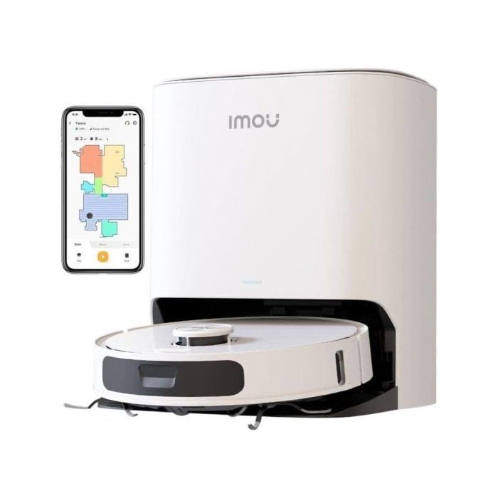 Imou RV3 Robot Aspirador y Fregasuelos con Autovaciado Navegación LiDAR Autonomía 180min - Imou