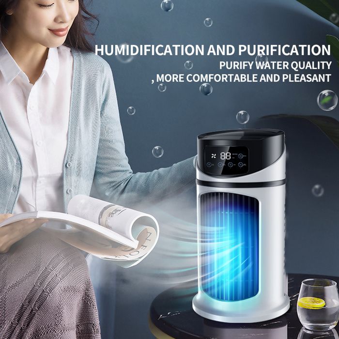 EHOTER Climatiseur Portable, Mini Refroidisseur D'air à 3 Vitesses