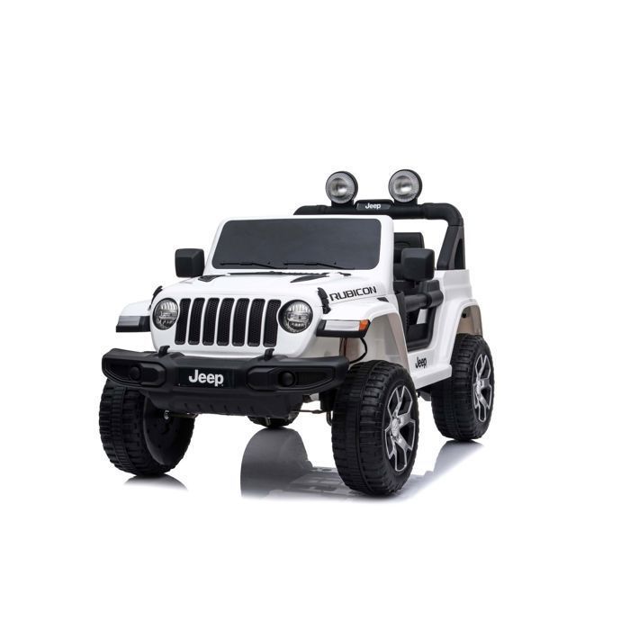 Voiture électrique 4x4 - BENEO MOTORS - JEEP Wrangler - 12V - Télécommande 24 GHz - Bluetooth USB