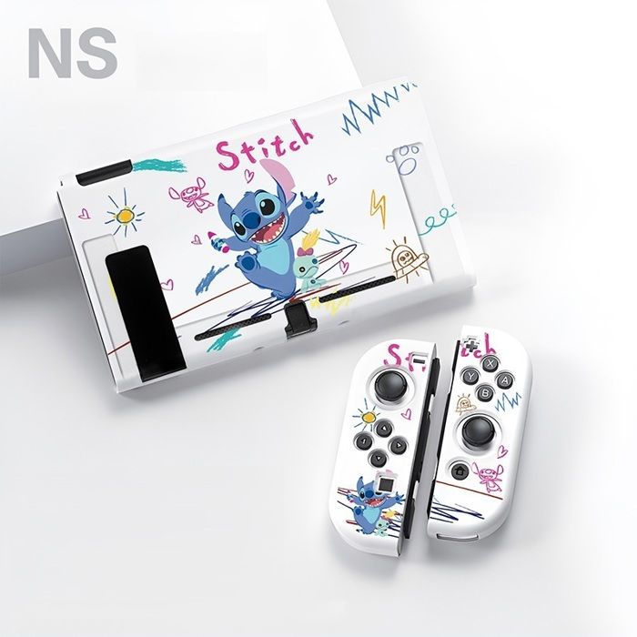 Housse Nintendo Switch Stitch – Coque TPU Souple + Protections Joy-Con ...