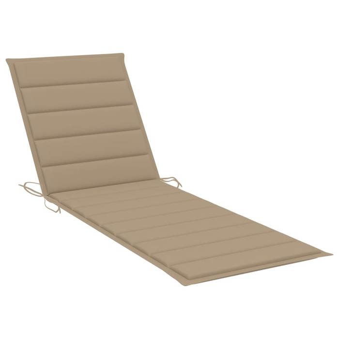 Sale 2026 Chaise longue/Transat - BURKE - 1 PLACE - avec table et coussin - Pin imprégné Cc842