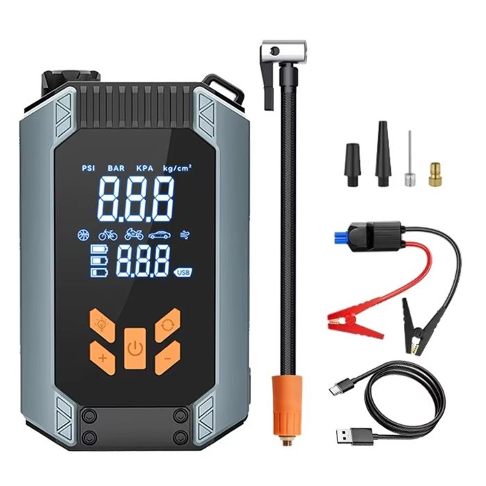 Booster de batterie de voiture 1000 A démarreur durgence lampe torche LED 4 en 1 multifonction