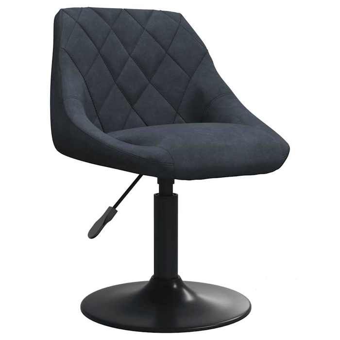 SOLDES DHIVER® Chaise de salle à manger - Chaise 1 place de Cuisine Max charge 110kg 46 x 44 x (62 5-77 5) cm - Gris foncé Ve