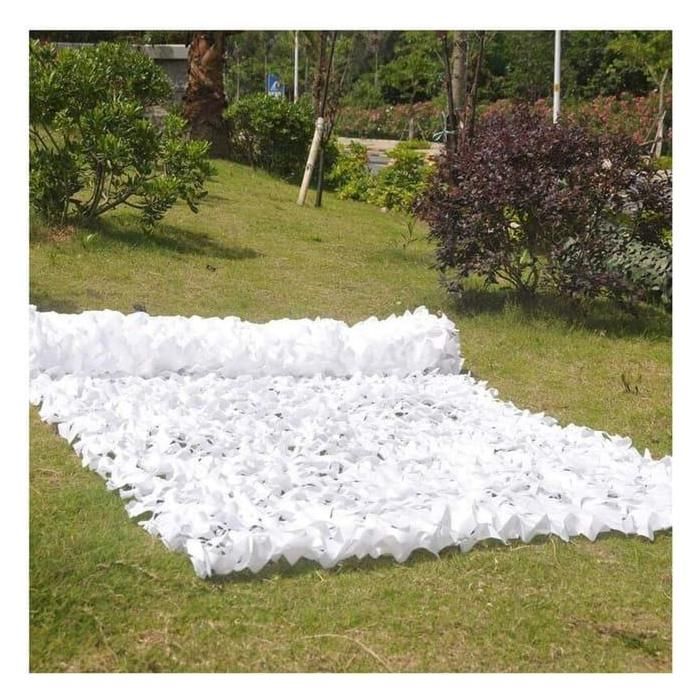 Filet dombrage de jardin 3 x 6 mètres blanc filet de camouflage/filet dombrage toile isolante pour tente