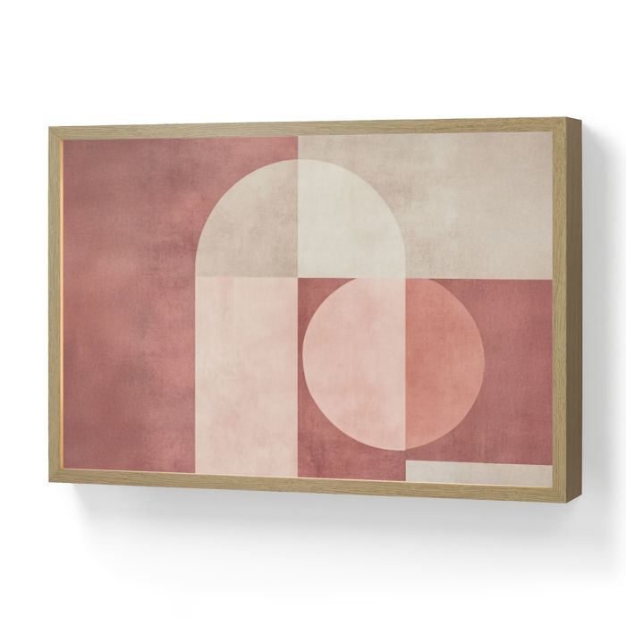 Applique Murale LED - Lampe de Chevet Murale Design - Motif Figures - Abstraites - Rose 60x40 cm Couleur Altrose - OnlyWow