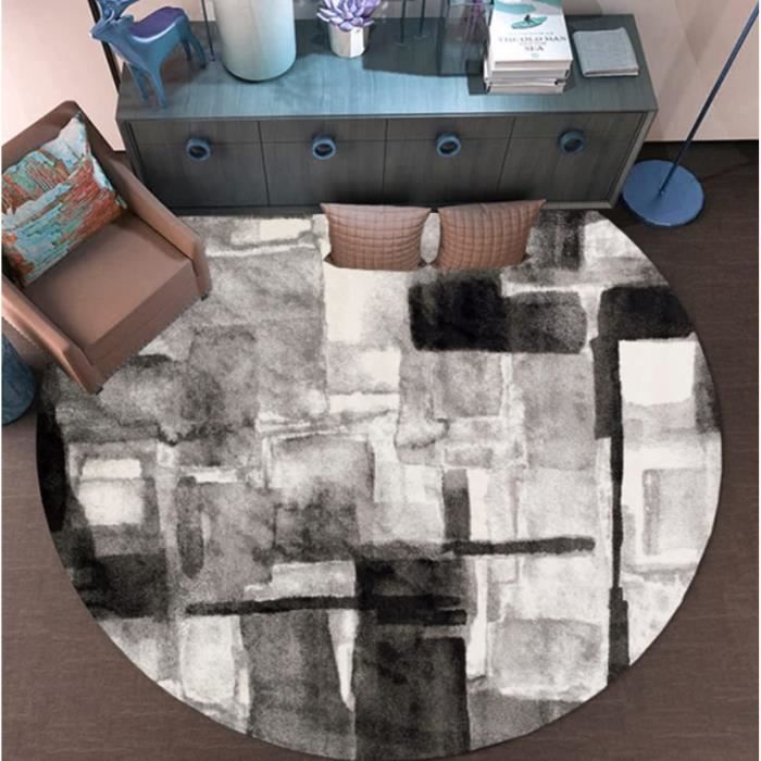 Tapis de décoration Tapis de Zone Lavables Rond Duveteux Grands Coussinets Protecteurs Tapis pour Enfants pour Salon Chambre Tapis de Jeu Enfant Bebe Tapis de Chambre d/'enfant 120 CM