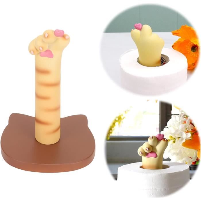 WLVG Personnalité Créative Poisson Résine Porte-Papier Toilette Distributeur De Papier Toilette Murs De La Maison Boîte étanche Accessoires De Salle De Bain Boîte De Papier Toilette, Rouge