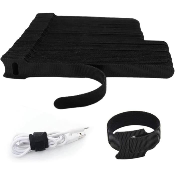 Samulee 157 Cable Management avec 5 Supports de Câbles en Silicone, 15 Clips de Câble Autocollants, 100 Serre-câbles, 20 Serre-câbles Autocollants, 17 Serre-câbles Auto-agrippants