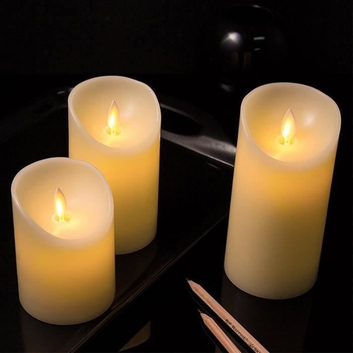Pack De 3 Bougie Led Vacillante La Flamme Bouge Vraiment Neuf Avec Piles Cdiscount Maison Pack De 3 Bougie Led Vacillante La Flamme Bouge Vraiment Neuf Avec Piles Cdiscount Maison