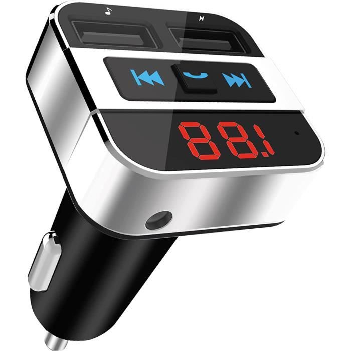 TnB Transmetteur FM Bluetooth Voiture, Emetteur FM Voiture, Chargeur ...