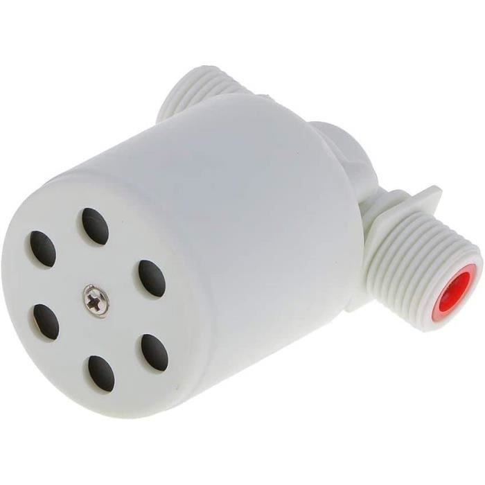 Vanne à Flotteur Automatique Nylon 3/4" - Pour Chauffe-Eau Solaire, Réservoir - Arrêt Auto Niveau D'Eau - Écrous Inox