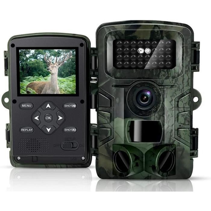 Camera de Chasse Nocturne, 36MP HD Camera Chasse Infrarouge Vision Nocturne  Animaux Piege Photographique LCD 2,0 Camera A415 - Cdiscount Appareil Photo