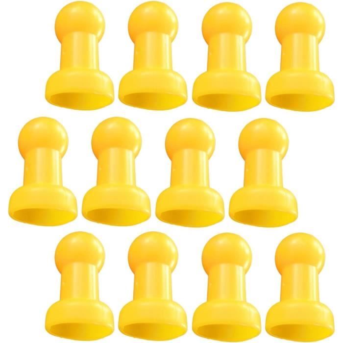 Lot De 8 Capuchons Pour Poteaux De Trampoline – 25mm – Support De Filet Supérieur – Installation Facile – En Plastique Durable