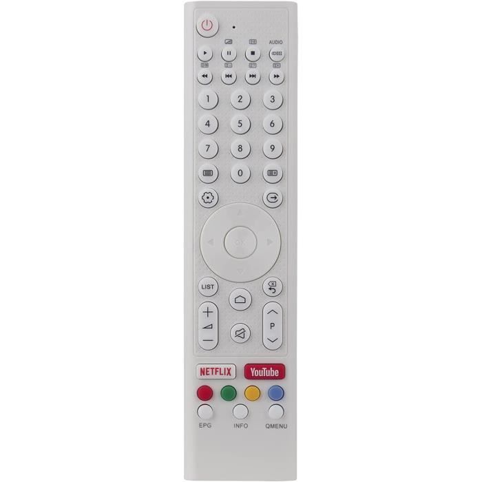Nouveau Télécommande de Remplacement pour CHIQ TV Remote Controller -  Blanche[324] - Cdiscount TV Son Photo