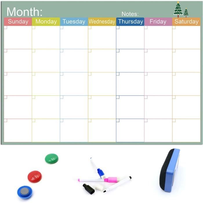 Tableau Lumineux LED Acrylique 35x25 Cm – 7 Couleurs RGB, Effaçable, Idéal Pour Bureau, Café, Maison Ou école