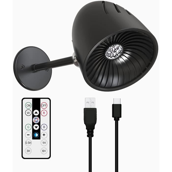 GSDGV Boîte Lumineuse ON AIR – Panneau LED Sans Fil Avec Télécommande, Intensité Réglable – Déco Studio, Home Cinéma, Bureau (Noir)