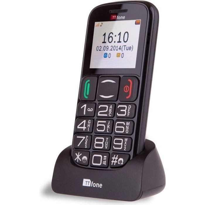 TTfone Mercury 2 - Téléphone Mobile (TT200) Noir