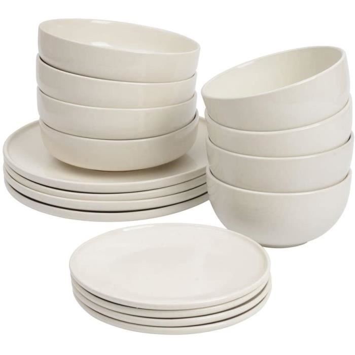 Procook Table Set ProCook Stockholm - Service de Table en Grès - Set 16 Pièces/Pour 4 ...