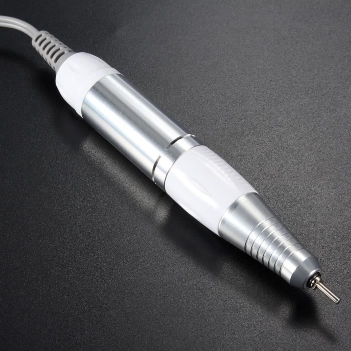 Lime à Ongle Electrique Embout Nail Art Pédicure Manucure Ponceuse Argenté