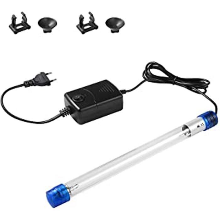 11W Stérilisateur Uv Aquarium, Lampe Uv Submersible Lumière De